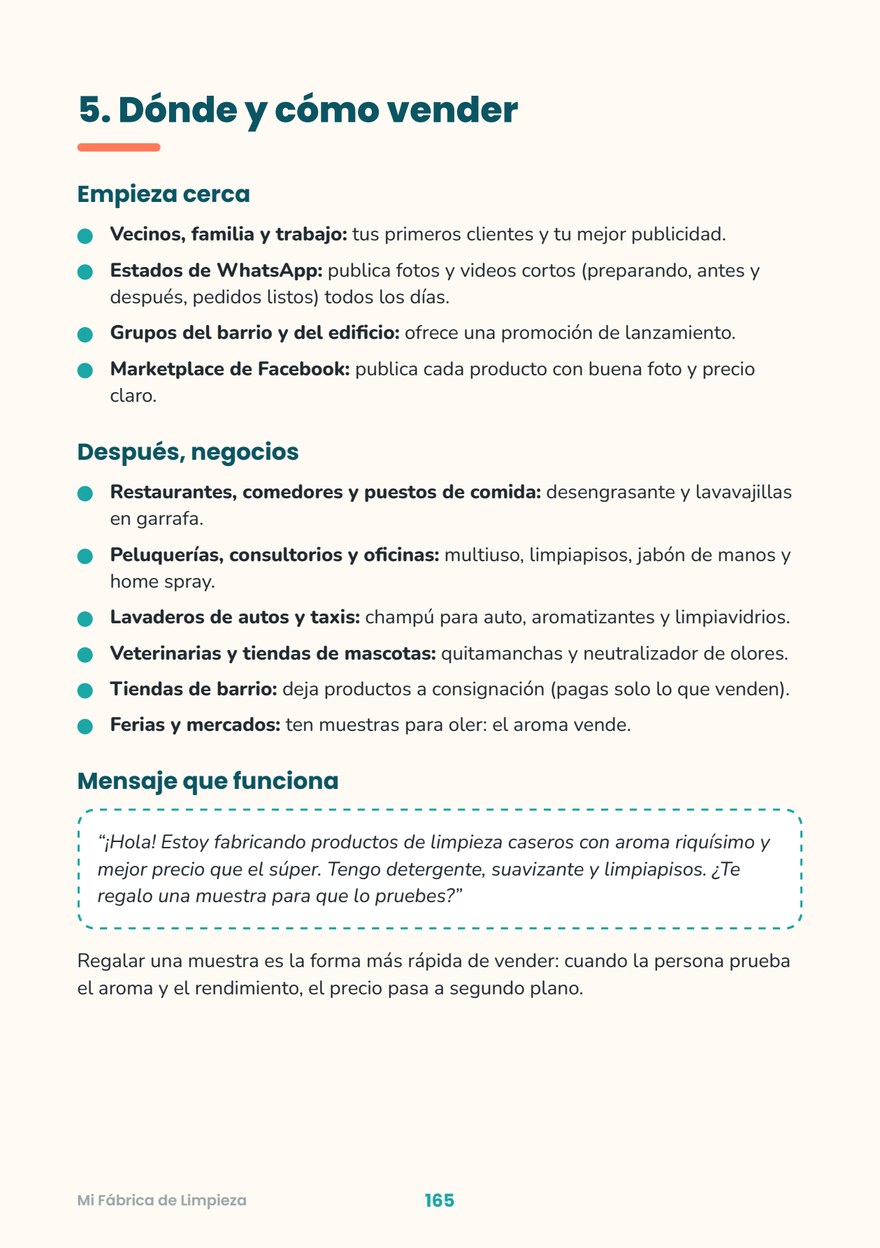 Página del libro: dónde y cómo vender